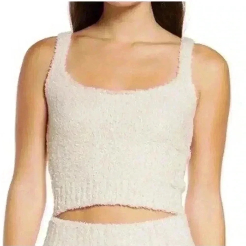 SKIMS Cozy Knit Tank Bone - 2X / 3X